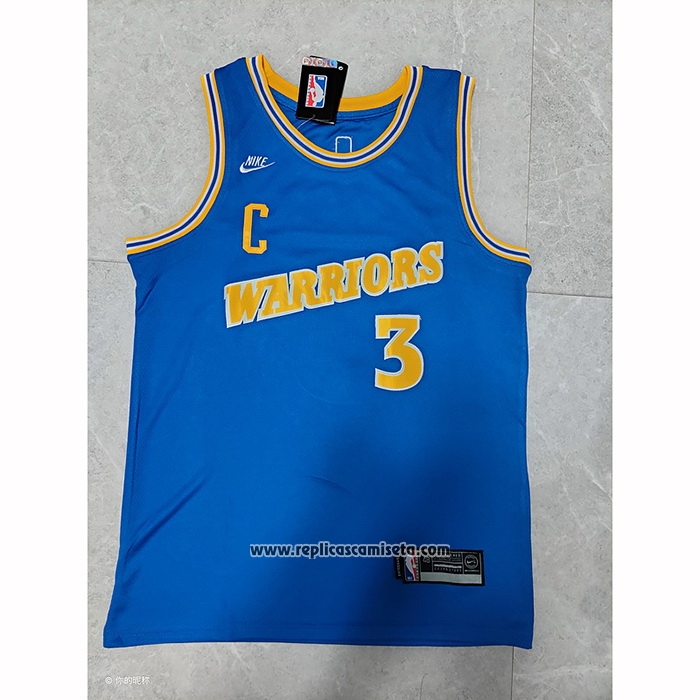 Camiseta Golden State Warriors Jordan Poole #3 Classic 2022-23 Azul